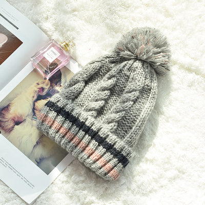 Gorro de Lana Gruesa Abrigado Versátil para Invierno - Image 12