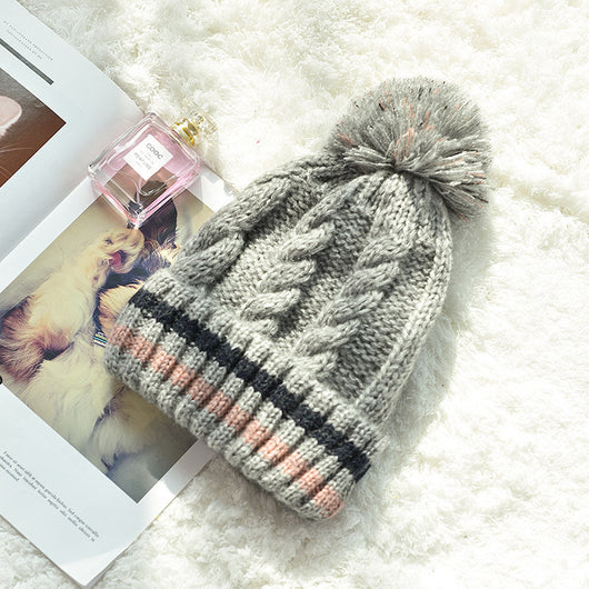 Gorro de Lana Gruesa Abrigado Versátil para Invierno - Image 12