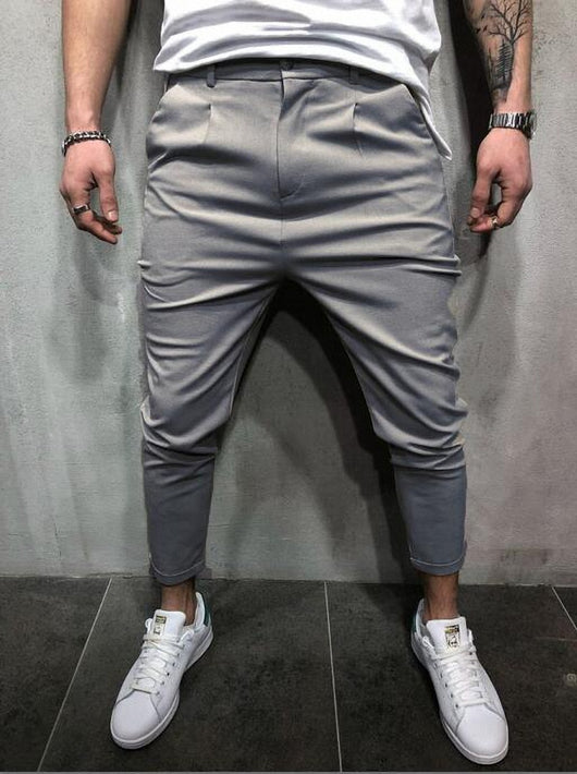 Pantalones Rectos Lisos Todo Combinable - Image 12