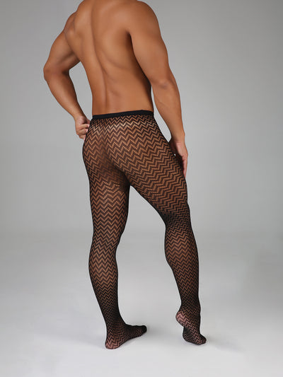Pantimedias de Encaje Mesh Sexy para Hombre - Tejido Elástico Premium - Image 19