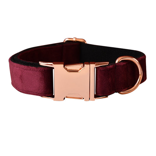 Collar de Terciopelo para Perro con Moño Doble de Microfibra - Image 14