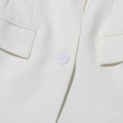 Blazer Slim Fit Patchwork para Mujer - Diseño Moderno y Versátil - Image 23