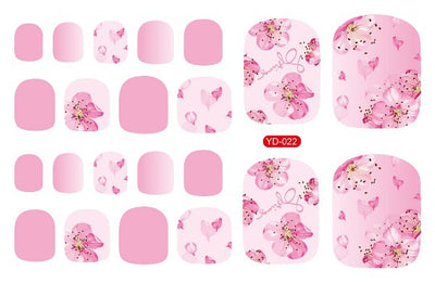 Pegatinas de Manicura para Pies Diseño Verano