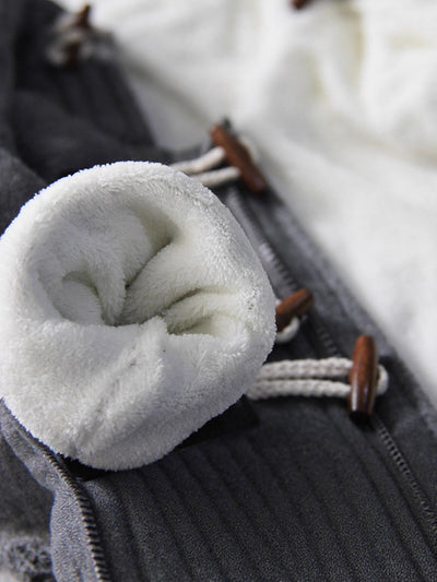 Abrigo con Capucha Forrado en Polar para Niños - Image 14