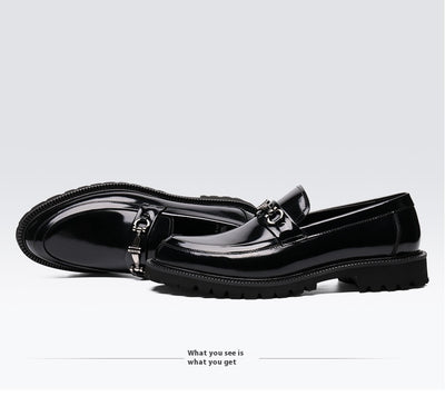 Zapatos Gommino con Hebilla Horse Street en Cuero Japonés Pulido para Hombre - Image 27