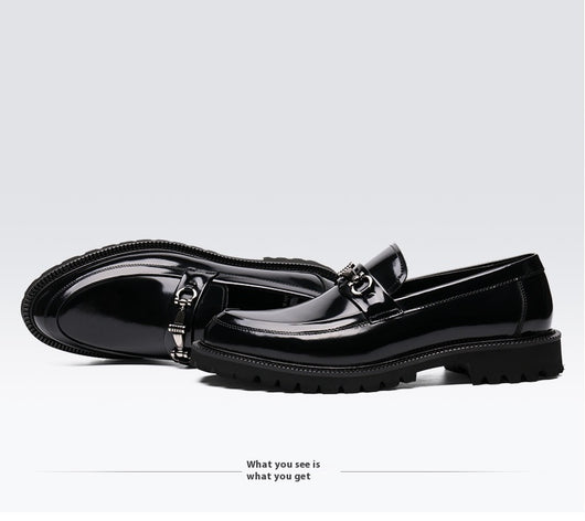 Zapatos Gommino con Hebilla Horse Street en Cuero Japonés Pulido para Hombre - Image 27