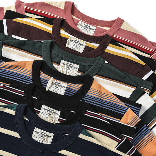 Camiseta Manga Corta a Rayas para Hombre - Algodón Premium - Image 17