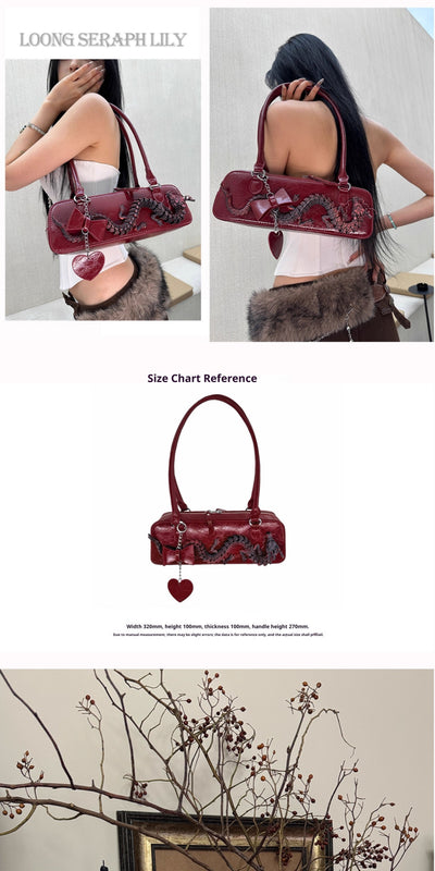 Bolsa Bowling Diseño Dragón Rojo Estilo Chino Premium - Image 6