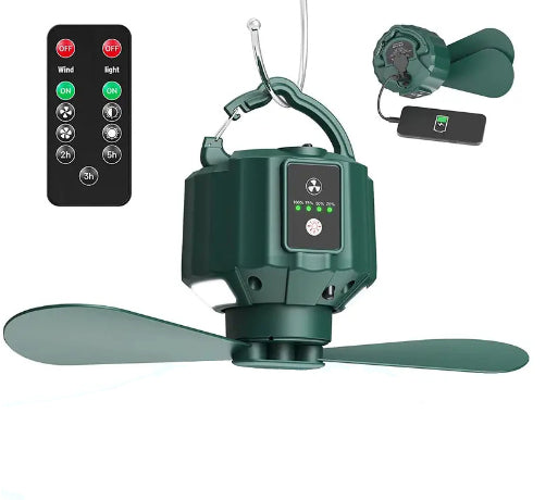 Tienda de Campaña Multifuncional con Ventilador y Lámpara LED - Image 9