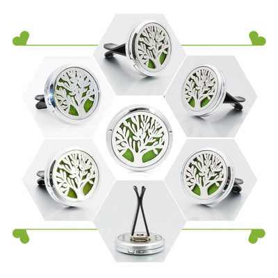 Ambientador de Auto Árbol de la Vida 30mm - Decoración Perfumada en Aleación - Image 11