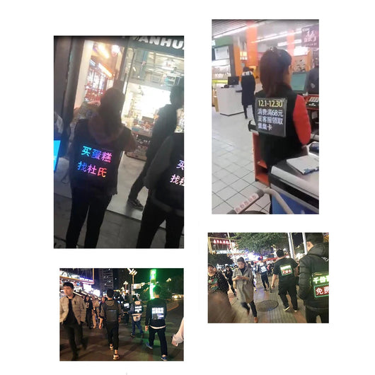 Chaleco Publicitario con Pantalla LED de Color Ajustable - Image 12