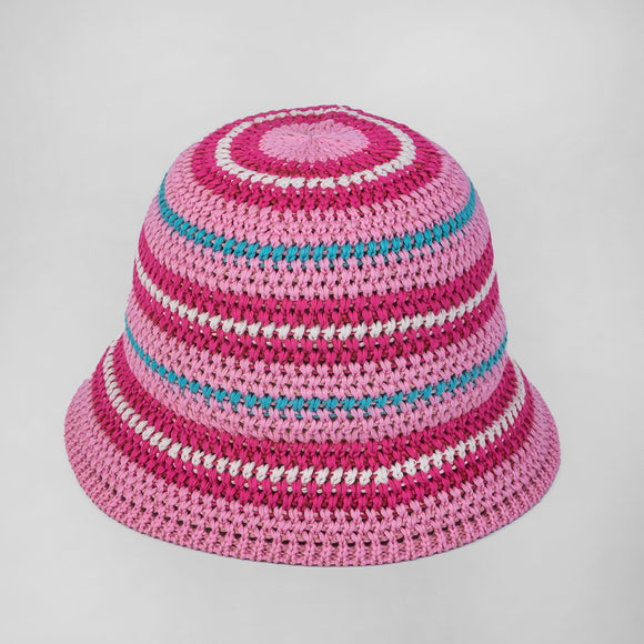 Gorra Cubo Plegable Dopamine - Diseño Tejido Colorido para Mujer
