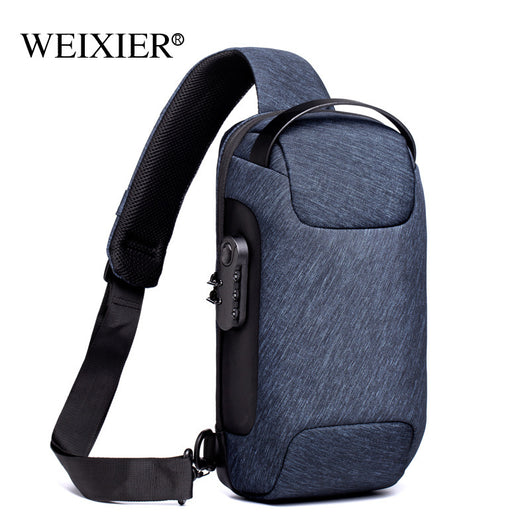 Mochila Crossbody Impermeable Antirrobo para Hombre - Bolsa de Viaje Oxford Multifunción - Image 18