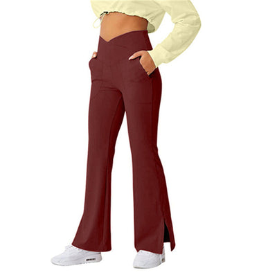 Pantalones Flare Cintura Alta Elásticos para Mujer - Image 20