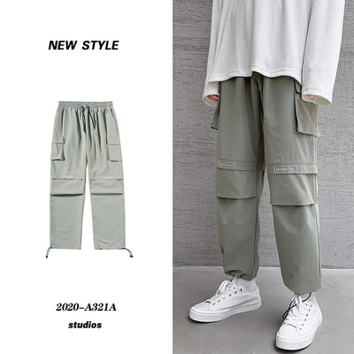 Pantalones Overol Hombre Plus Talla Grande Pierna Ancha Hip Hop Casual Verano - Image 10