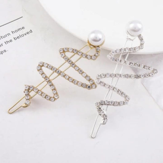Pinza para Cabello con Palabras y Perlas - Accesorio para Flequillo - Image 11