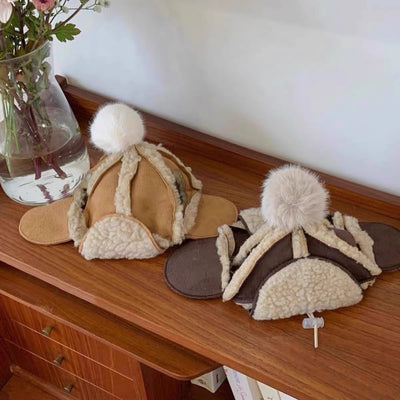 Gorro Térmico Forrado en Lana para Mascotas - Protección Contra Viento y Frío