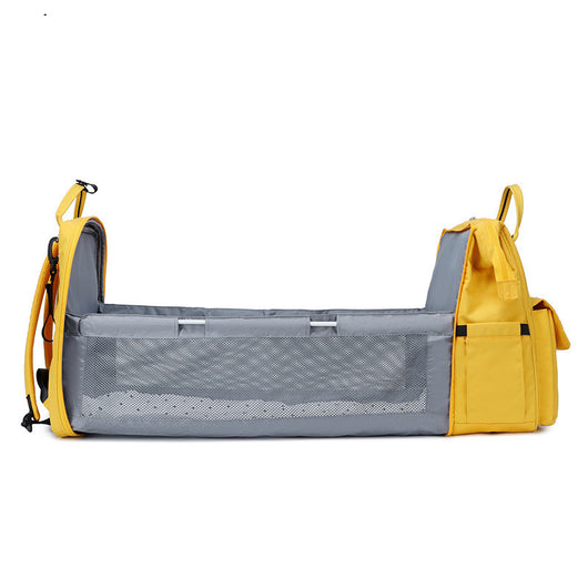 Bolsa Cuna Portátil Doble con Mochila para Mamá - Gran Capacidad - Image 11