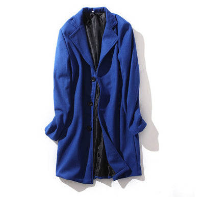 Abrigo de Lana para Hombre Manga Larga Otoño Invierno - Image 13