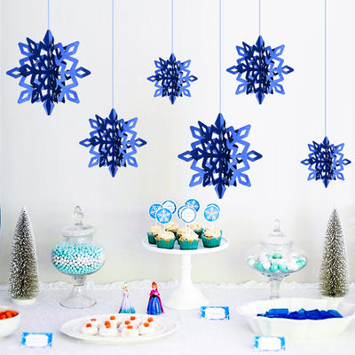 Guirnalda de Copos de Nieve de Papel para Decoración Navideña - Image 12