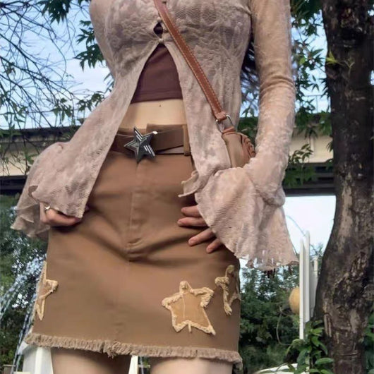 Conjunto Hot Girl: Camisola con Tirantes Finos + Cardigan Largo de Manga Larga - Image 14