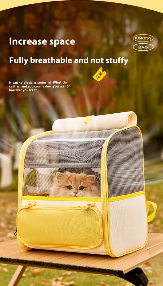 Mochila de Gran Capacidad para Mascotas - Diseño Elegante y Funcional - Image 10