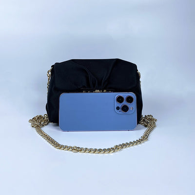 Bolso Bandolera Retro Arrugado con Cadena - Image 19