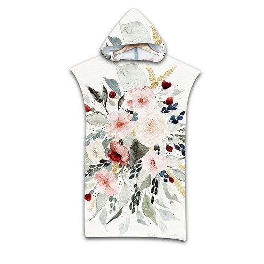 Poncho Cambiador Playa con Capucha - Protección Solar y Resistente al Viento