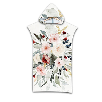 Poncho Cambiador Playa con Capucha - Protección Solar y Resistente al Viento
