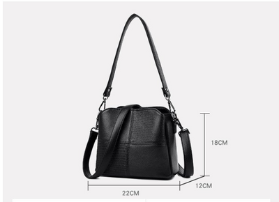 Bolso Bandolera Literario de Gran Capacidad - Estilo Retro Minimalista - Image 12