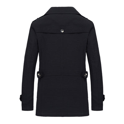 Chaqueta de Trabajo Casual Solido con Solapa para Hombre - Image 13