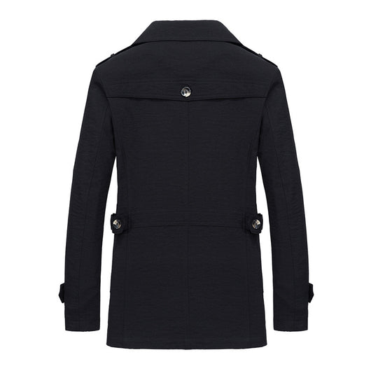 Chaqueta de Trabajo Casual Solido con Solapa para Hombre - Image 13