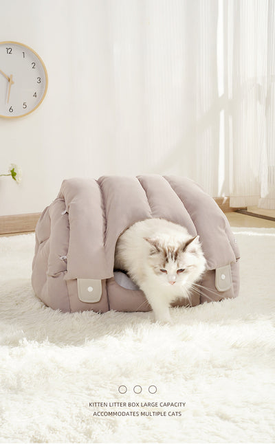 Cama Arqueada Desmontable para Gatos y Perros - Nido Cálido y Envolvente - Image 19