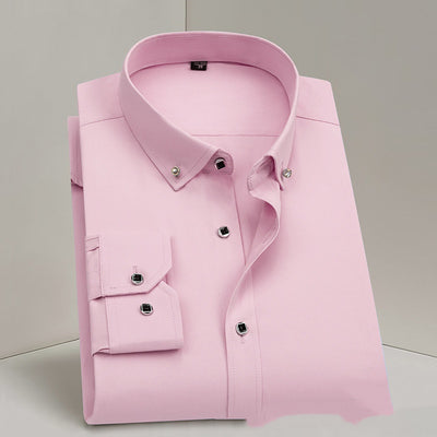 Camisa Blanca Profesional para Hombre sin Planchado - Ideal para Bodas y Eventos Formales - Image 12
