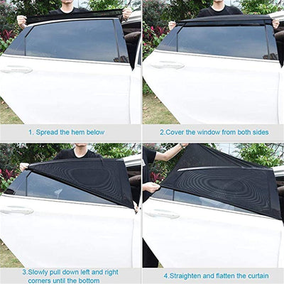 Protector Solar y Mosquitero Universal para Ventanillas de Auto - Image 12