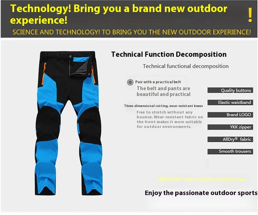 Pantalones Técnicos Impermeables para Hombre - Transpirables y Resistentes - Image 13
