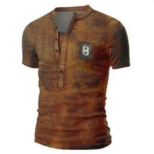 Camiseta Casual Estampada de Manga Corta para Hombre - Image 4