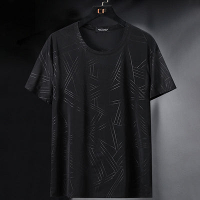 Camiseta Hombre Talla Grande Seda de Hielo Manga Corta - Image 3