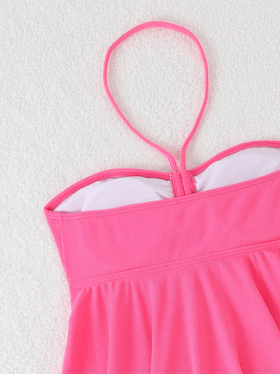 Bikini Dos Piezas con Halter y Falda Asimétrica - Image 20