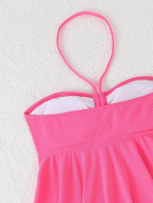Bikini Dos Piezas con Halter y Falda Asimétrica - Image 20
