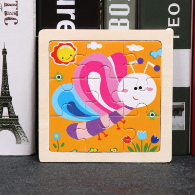 Puzle Infantil de 9 Piezas con Animales Cartoon para Desarrollo Cognitivo - Image 29