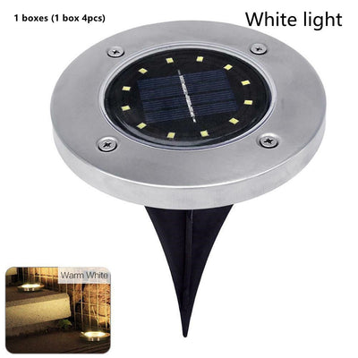 Luz Solar Subterránea de 12 LED para Jardín - Image 9