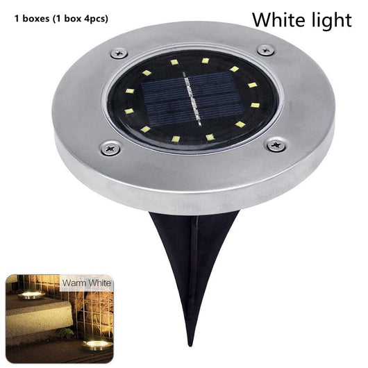 Luz Solar Subterránea de 12 LED para Jardín - Image 9