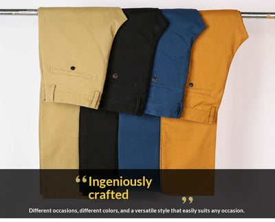 Pantalones Casuales Elásticos para Hombre - Otoño e Invierno - Image 9