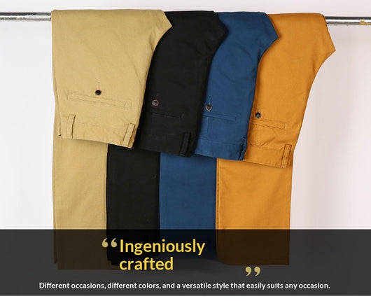 Pantalones Casuales Elásticos para Hombre - Otoño e Invierno - Image 9