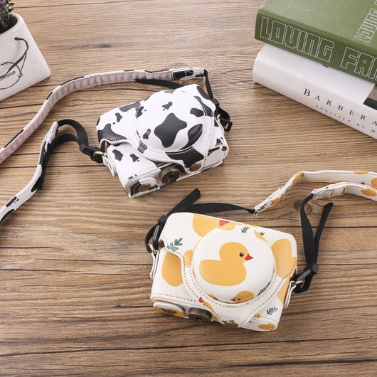 Funda Protectora de Cuero para Cámara y Tarjetas de Memoria - Image 16