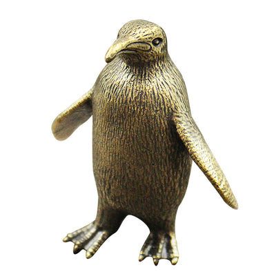 Ornamentos de Pingüino en Latón Macizo Grande - Image 5