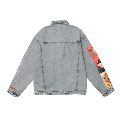 Chaqueta Denim Holgada Estilo Harajuku - Image 10