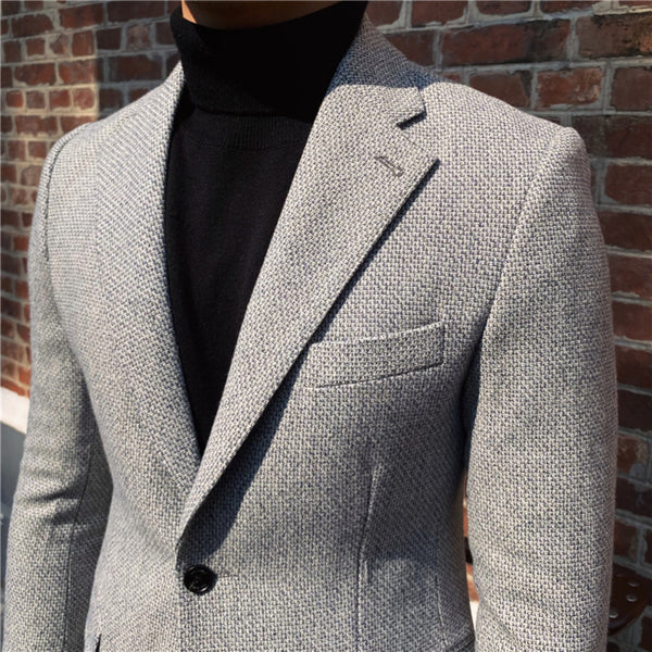 Saco de Hombre Texturizado Grueso Premium