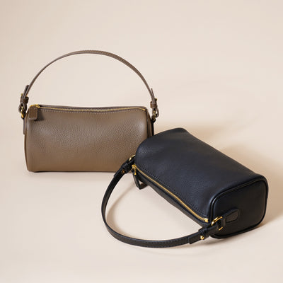 Bolso Axilar de Cuero Genuino con Textura Minimalista - Image 31